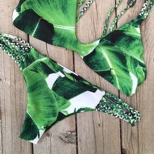 Stone Fox Swim Gypsy Bottom - Banana Leaf